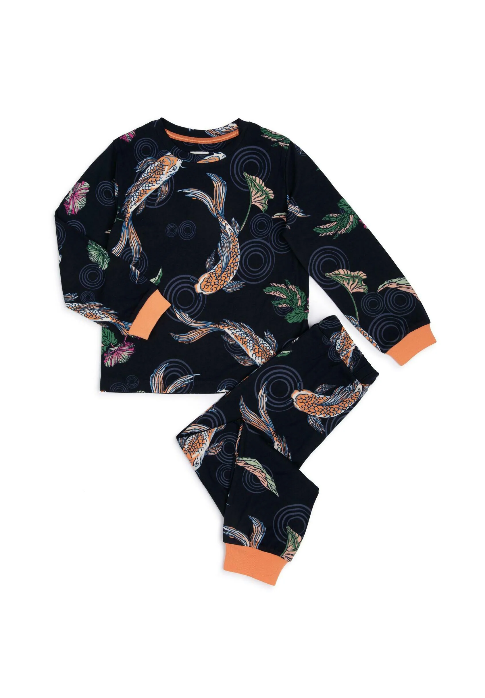 Conjunto de pijama con estampado de peces koi de Chelsea Peers