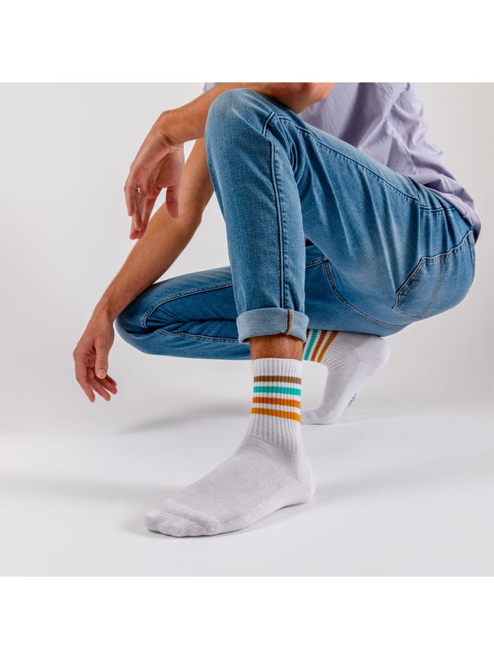 Occulto 6er Pack Retro Tennissocken Roger in 60s günstig kaufen