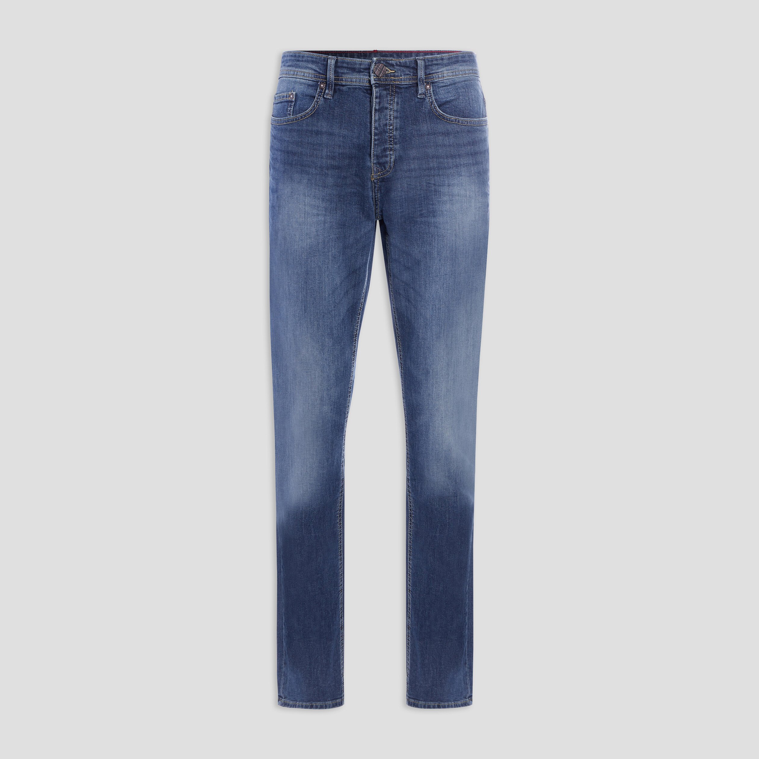 Jeans straight taille standard denim double stone homme | La Halle