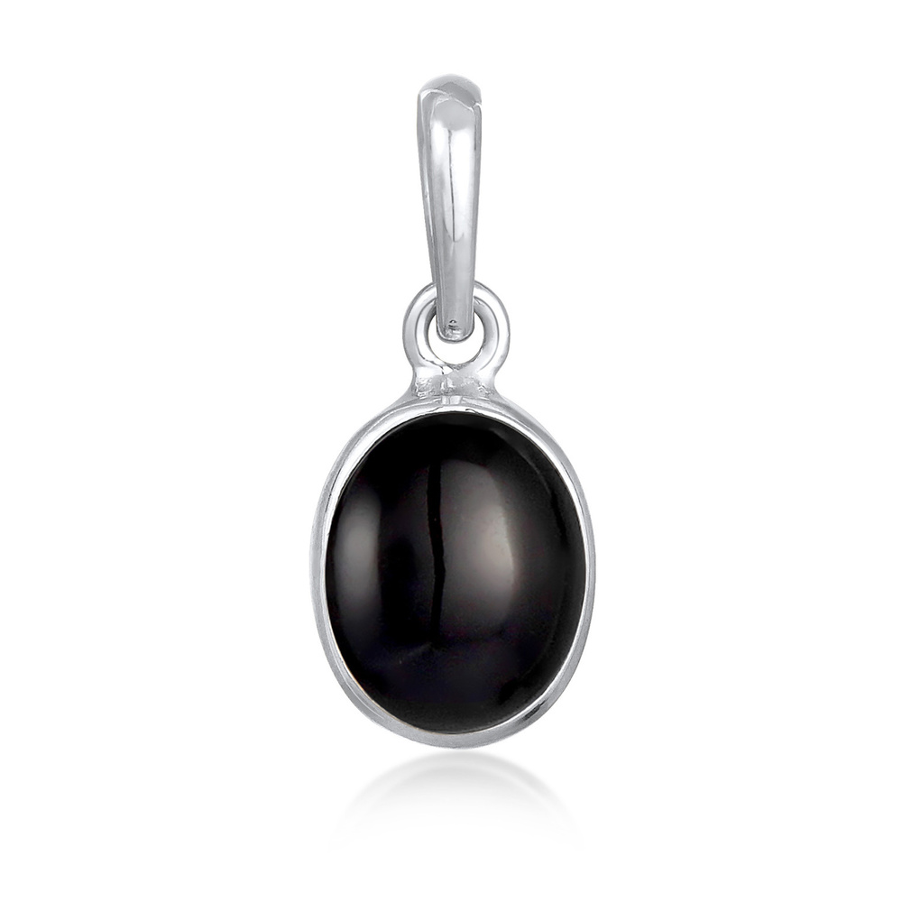 Elli Elli Pendentif Femmes Pendentif Classique avec Onyx en argent sterling 925 Pendentif