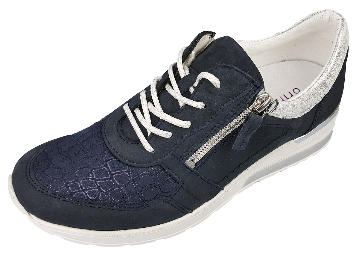 Waldläufer H-Clara 939H01-304217 Blau 304217 Marine Marine Silb