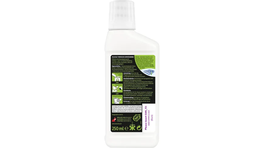Bionicdry Einwasch Imprägnierer 250 ml 250 ml
