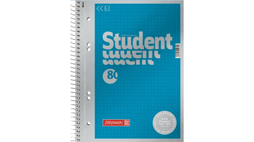 BRUNNEN Collegeblock Student A5 dotted