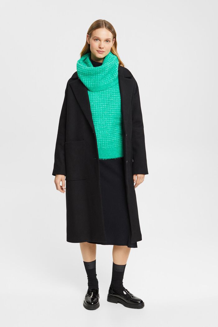 Turtleneck-Pullover in Chunky-Optik
