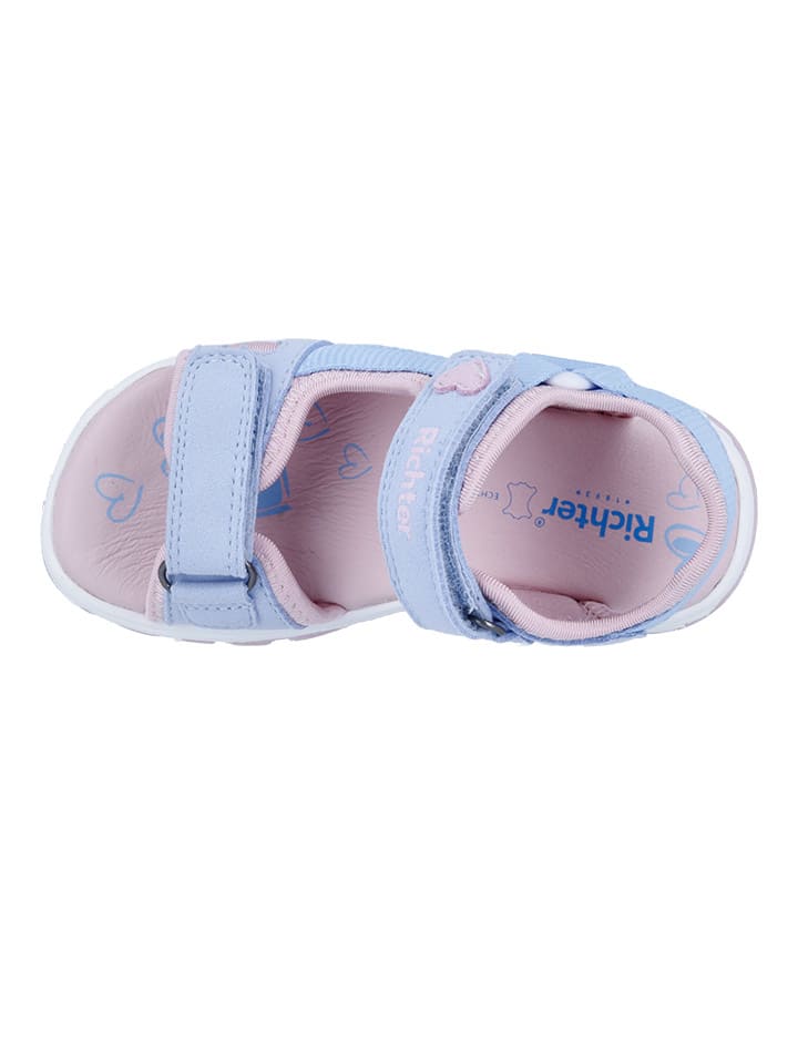 Richter Shoes Sandalen in Hellblau/ Rosa günstig kaufen