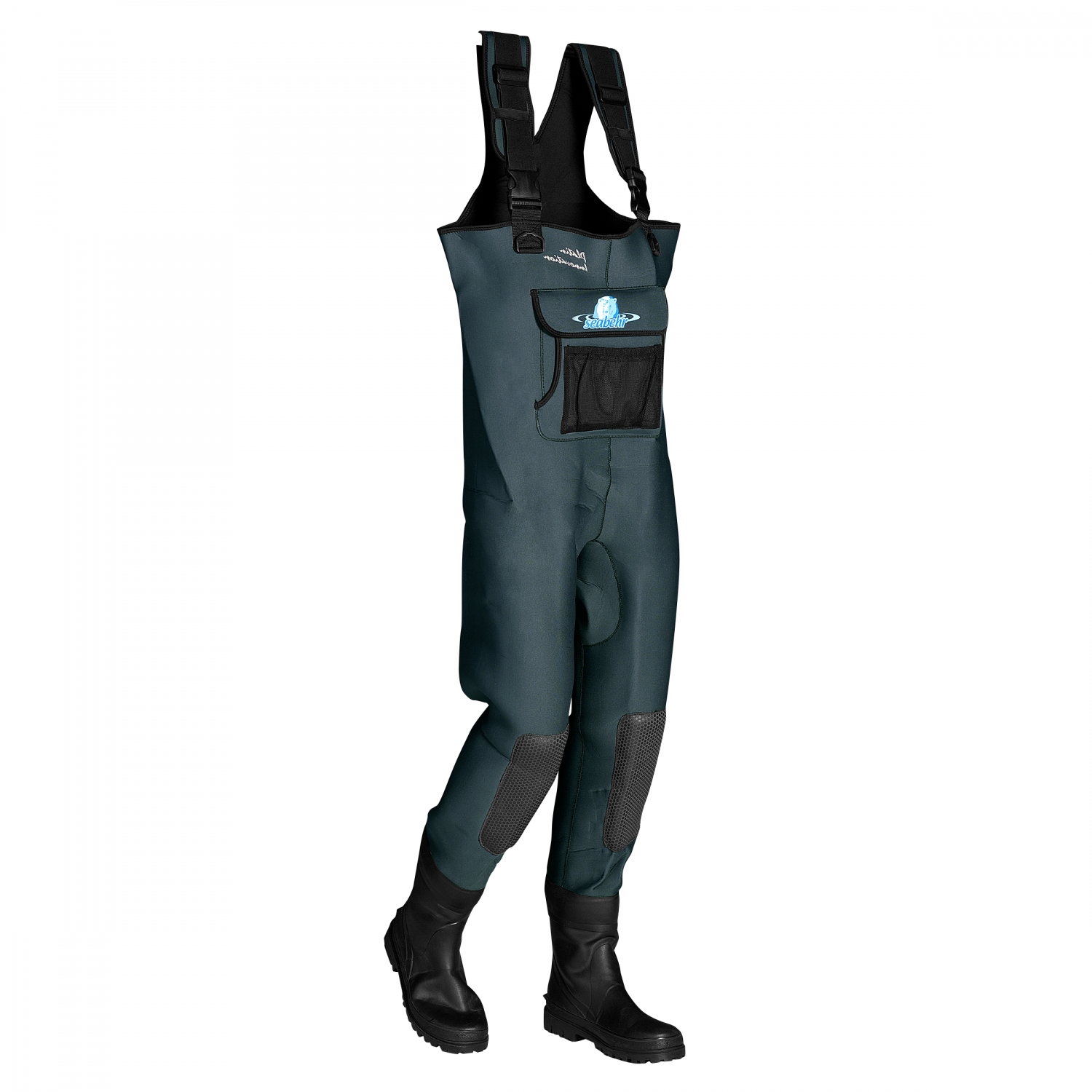 Seabehr Herren Neopren Wathose Platin Innovation (mit Profilsohle)