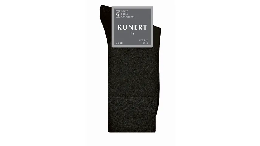 KUNERT Damen Socken aus Baumwolle Lichtgrau