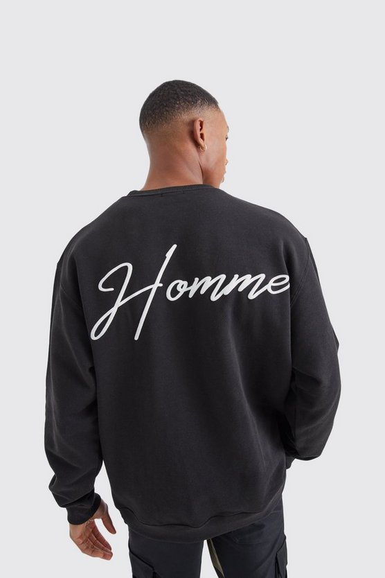 Oversize Official Sweatshirt mit Print