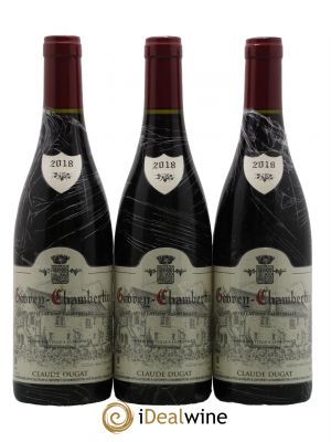 Gevrey-Chambertin Claude Dugat  2018 - Lot de 3 Bouteilles