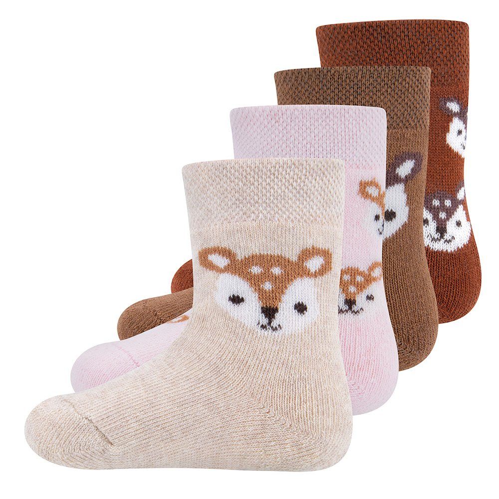 Ewers Thermostrümpfe Thermosocken Reh (4-Paar)