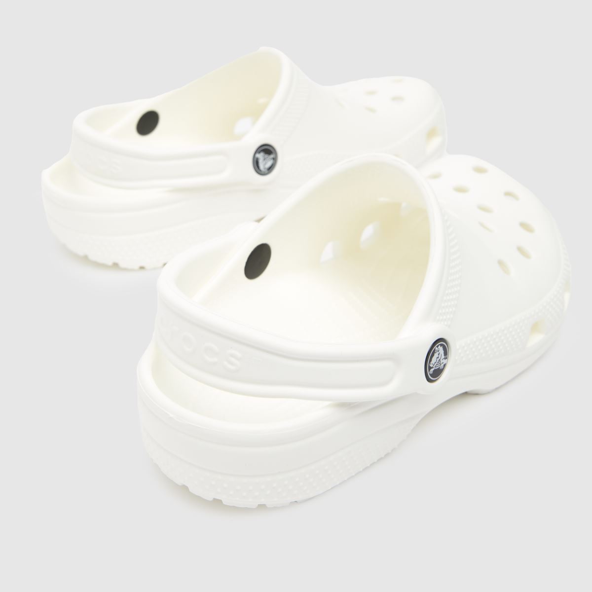 Crocs fehér klasszikus klumpa ifjúsági szandál