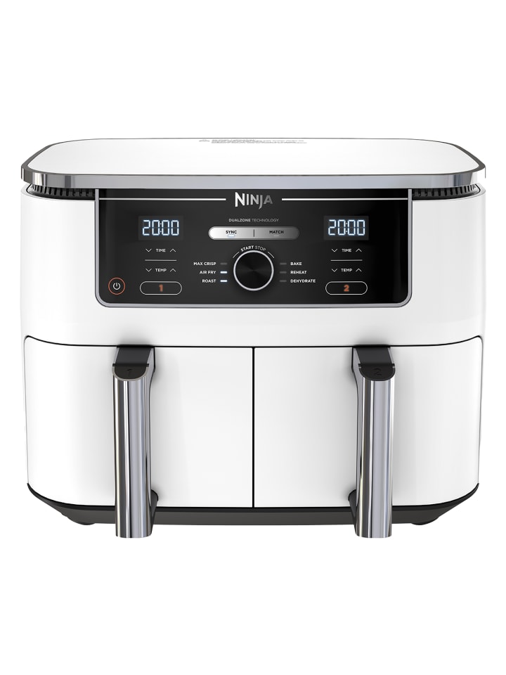 NINJA Heißluftfritteuse AF400EUDBCP Foodi Max Dual Zone in weiß günstig kaufen onesize
