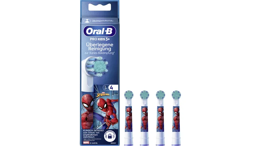 Oral-B Aufsteckbürsten Spiderman 4 Stück