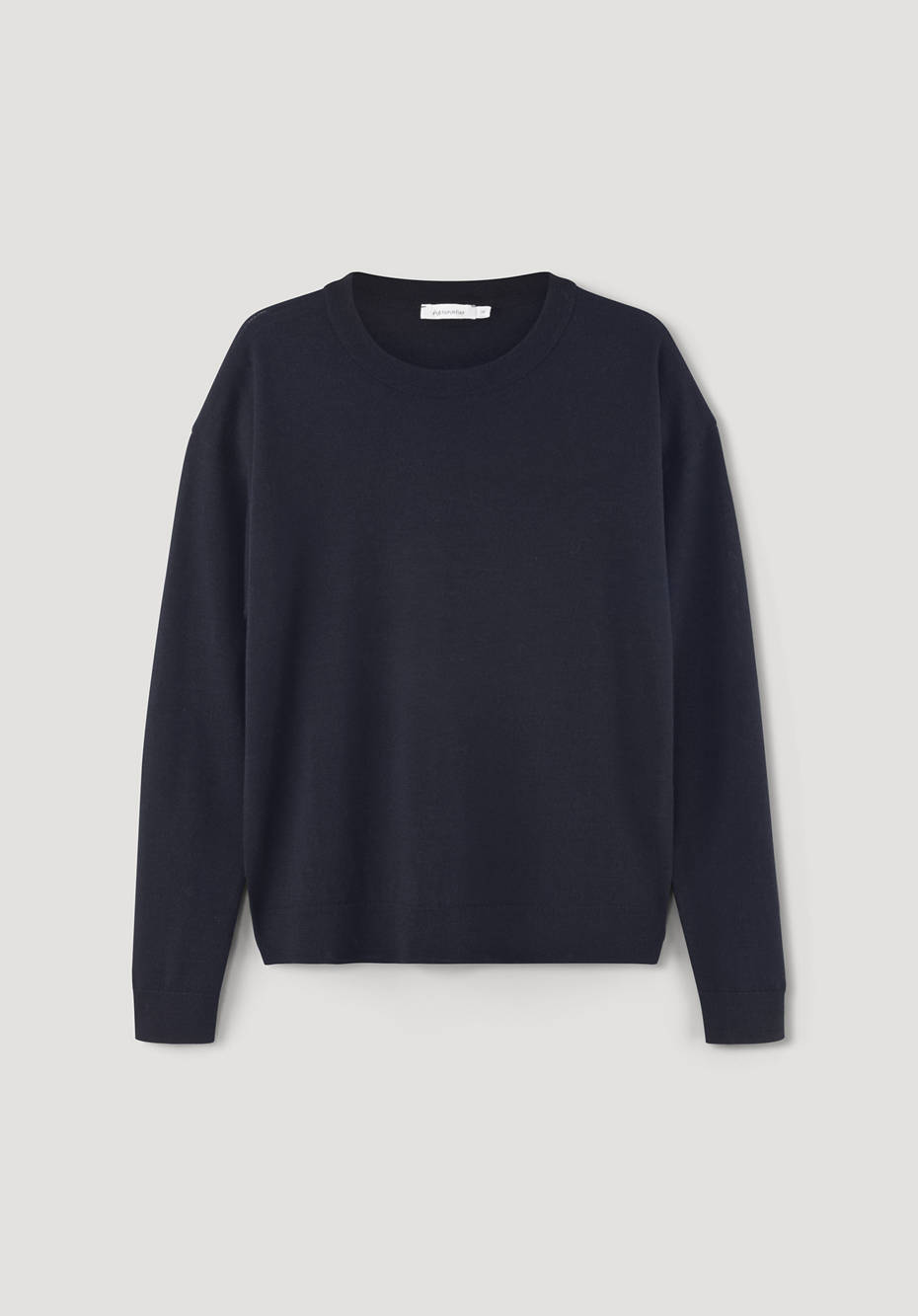 Rundhals-Pullover aus reiner Bio-Merinowolle