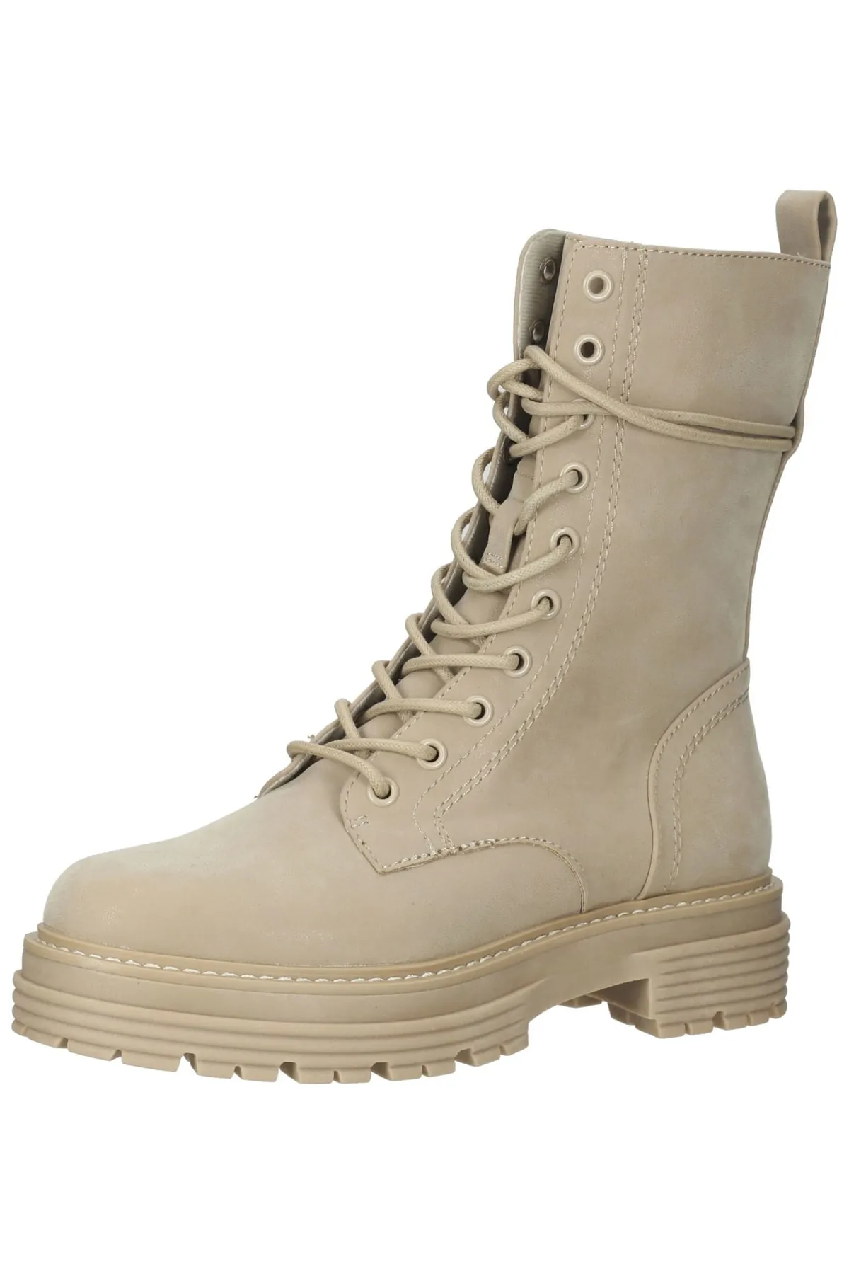 BULLBOXER  Stiefelette - Beige - Blockabsatz