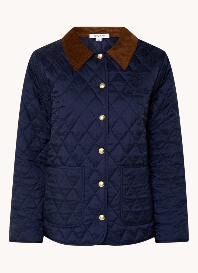 Sportliche und elegante Vendome Steppjacke mit Logostickerei