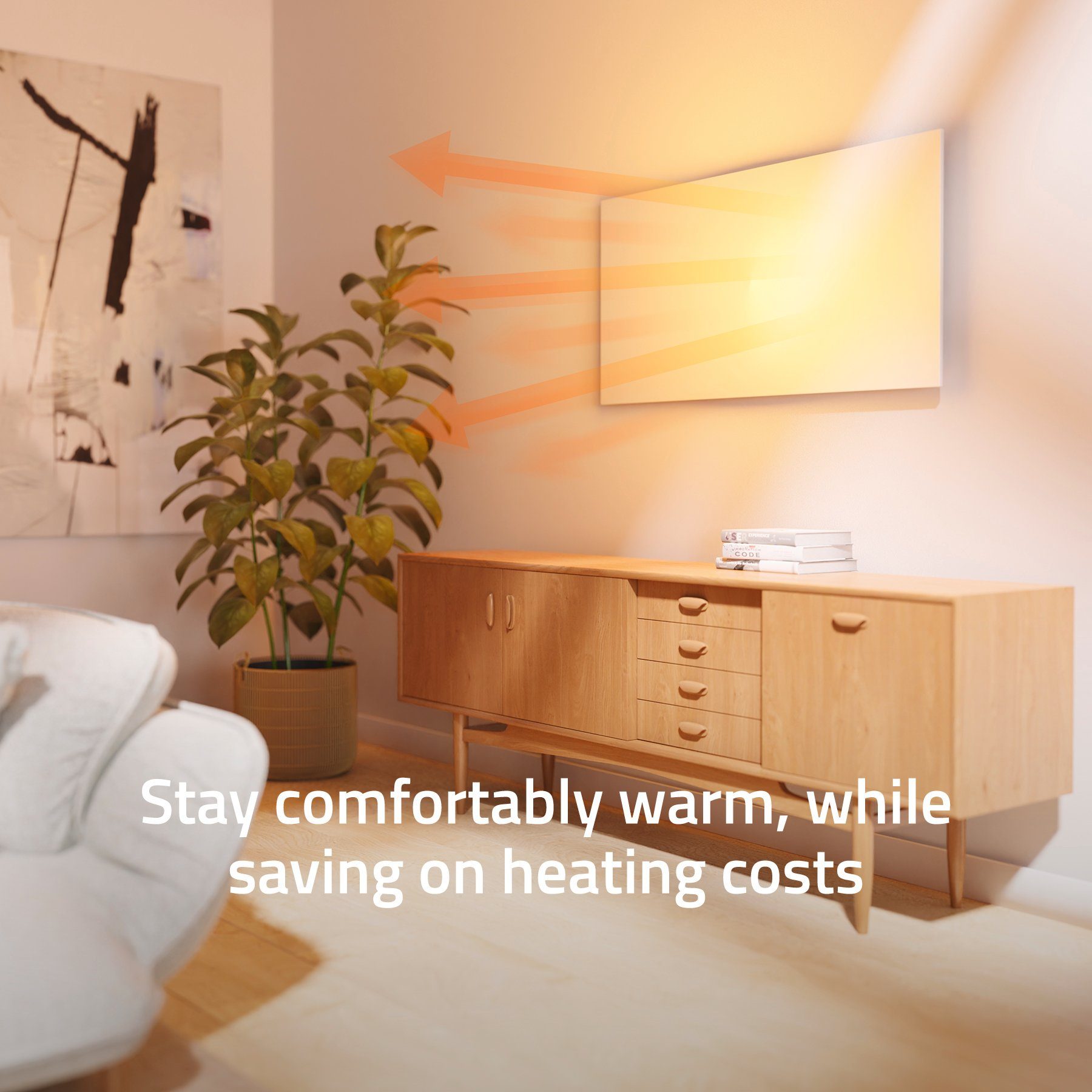 Hombli smartes Infrarot Heizpanel, 700W Smart-Home-Zubehör