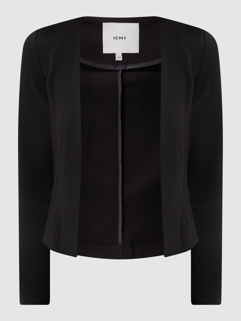 Kurzblazer mit Viskose-Anteil Modell 'Kate' in schwarz