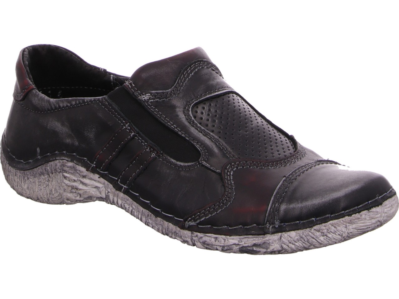 DIVERSE Komfort Slipper schwarz