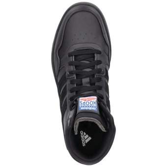 adidas HOOPS 3.0 MID Sneaker in schwarz