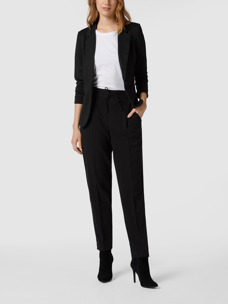 Blazer mit Reverskragen Modell 'Kate' in schwarz