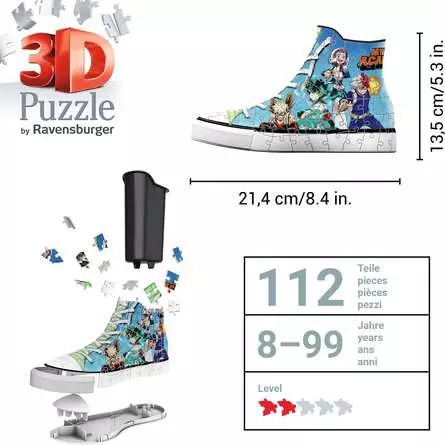 3D Puzzle Sneaker My Hero Academia