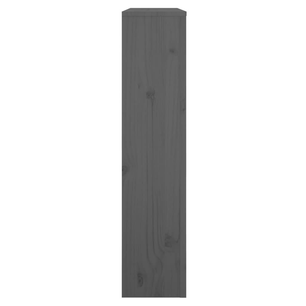 vidaXL Heizkörper-Wäschetrockner Heizkörperverkleidung Grau 79,5x19x84 cm Massivholz Kiefer