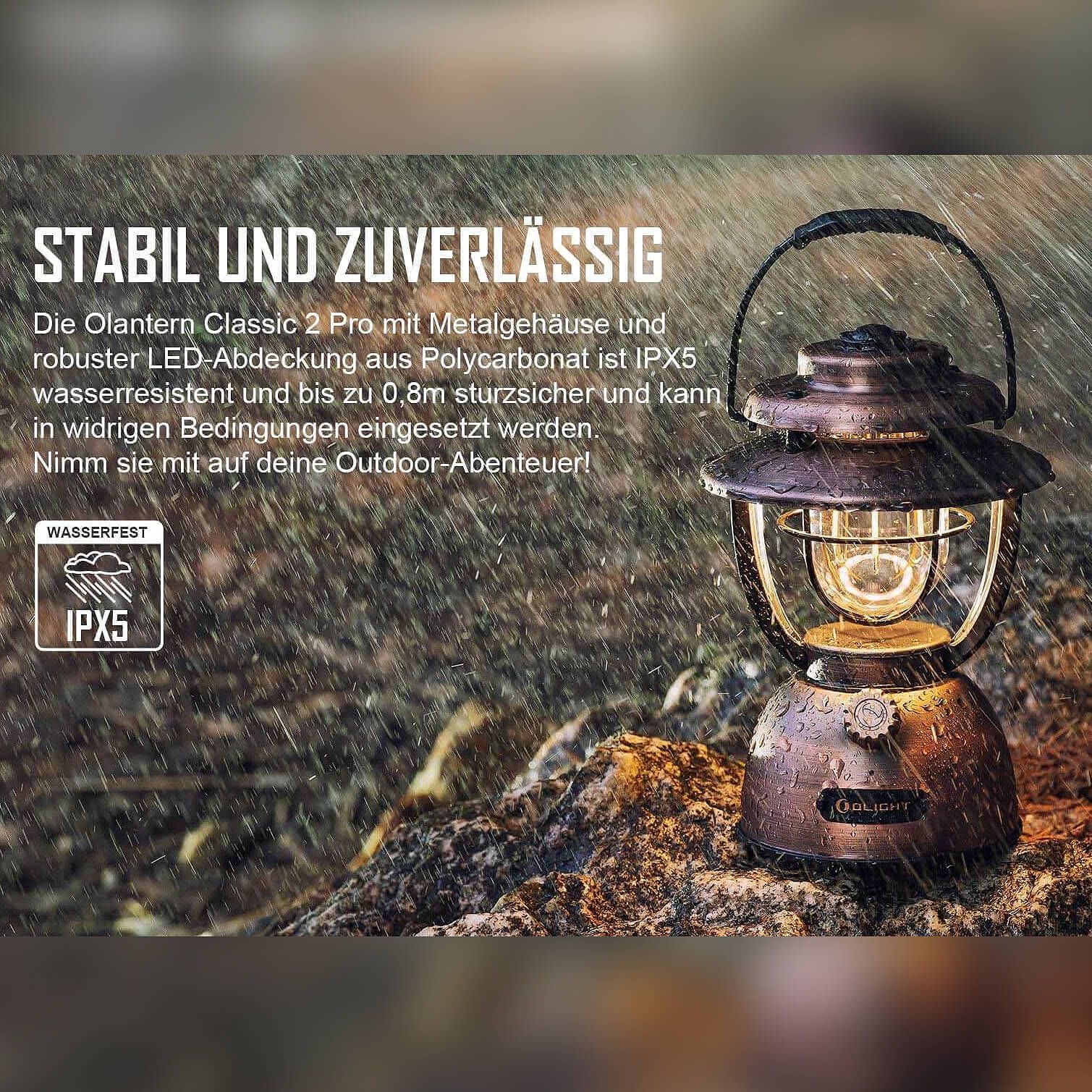 Olatern Classic 2 Pro Aufladbare Laterne