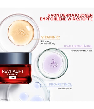 L'Oréal Paris Revitalift Laser X3 Dreifach-Power Anti-Age Tagespflege Gesichtscreme-50 ml