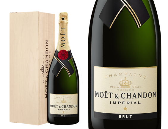 Champagne Moët & Chandon Brut Impérial Sous Coffret Bois