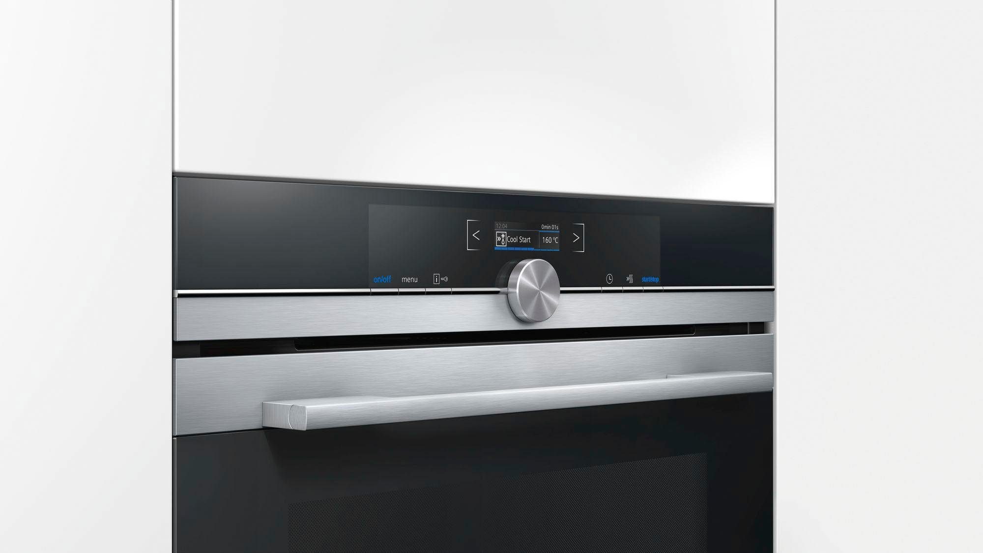 SIEMENS Pyrolyse Backofen CB674GBS3, mit Teleskopauszug nachrüstbar, Aqua-Reinigungsfunktion