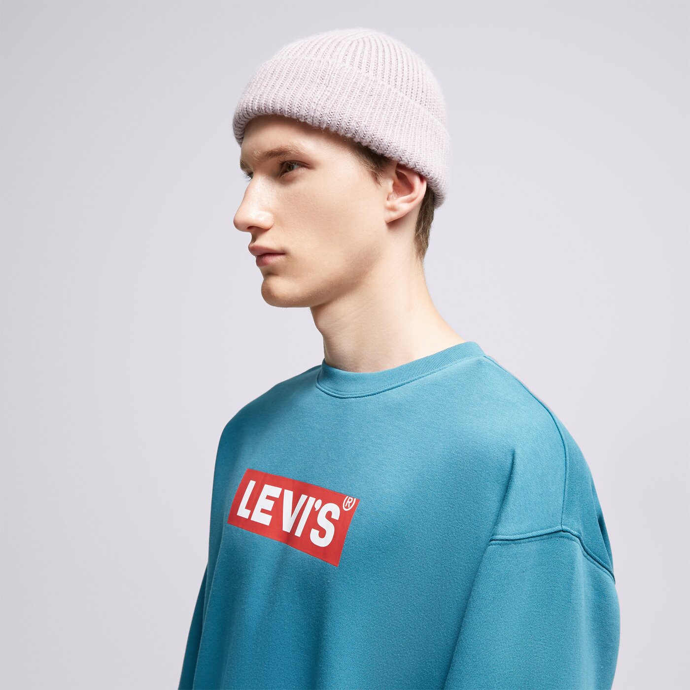 LEVI'S SWEATSHIRT RELAXD GRAPHIC CREW BLUES Blau