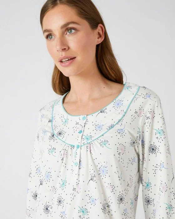 Lot de 2 chemises de nuit jersey manches longues