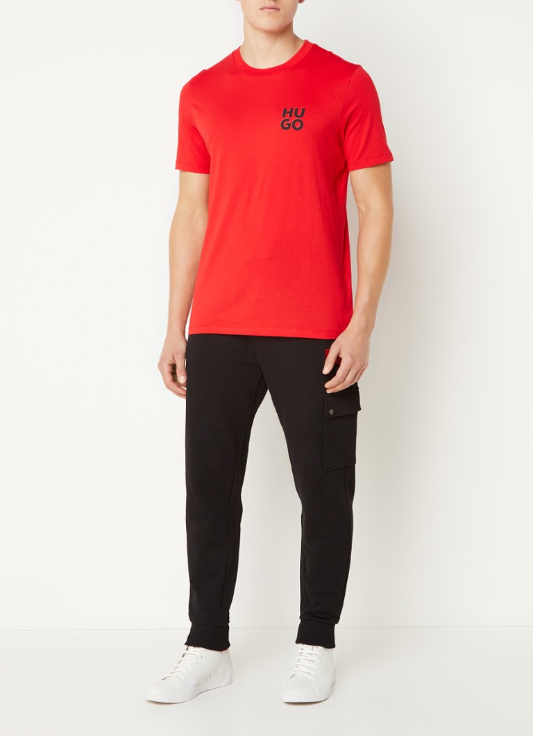 Pantaloni de trening HUGO BOSS slim fit cu buzunar cu clapă