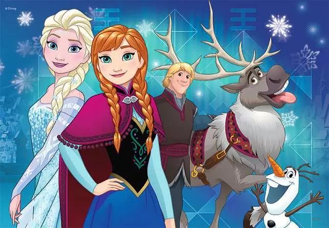 Kinderpuzzle ab 4 Jahren - Frozen - Nordlichter - 24 Teile