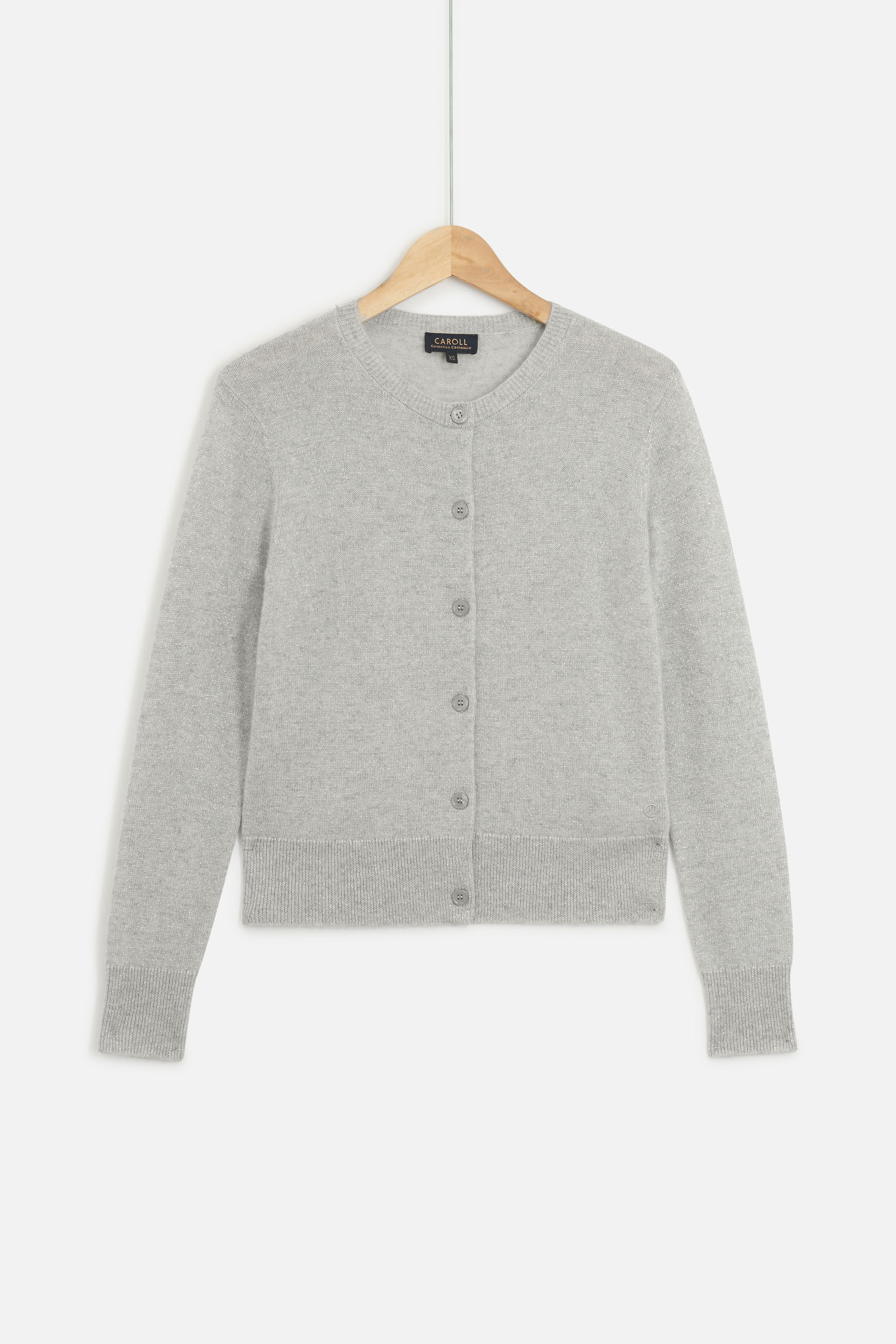 cardigan Carola gris clair femme
