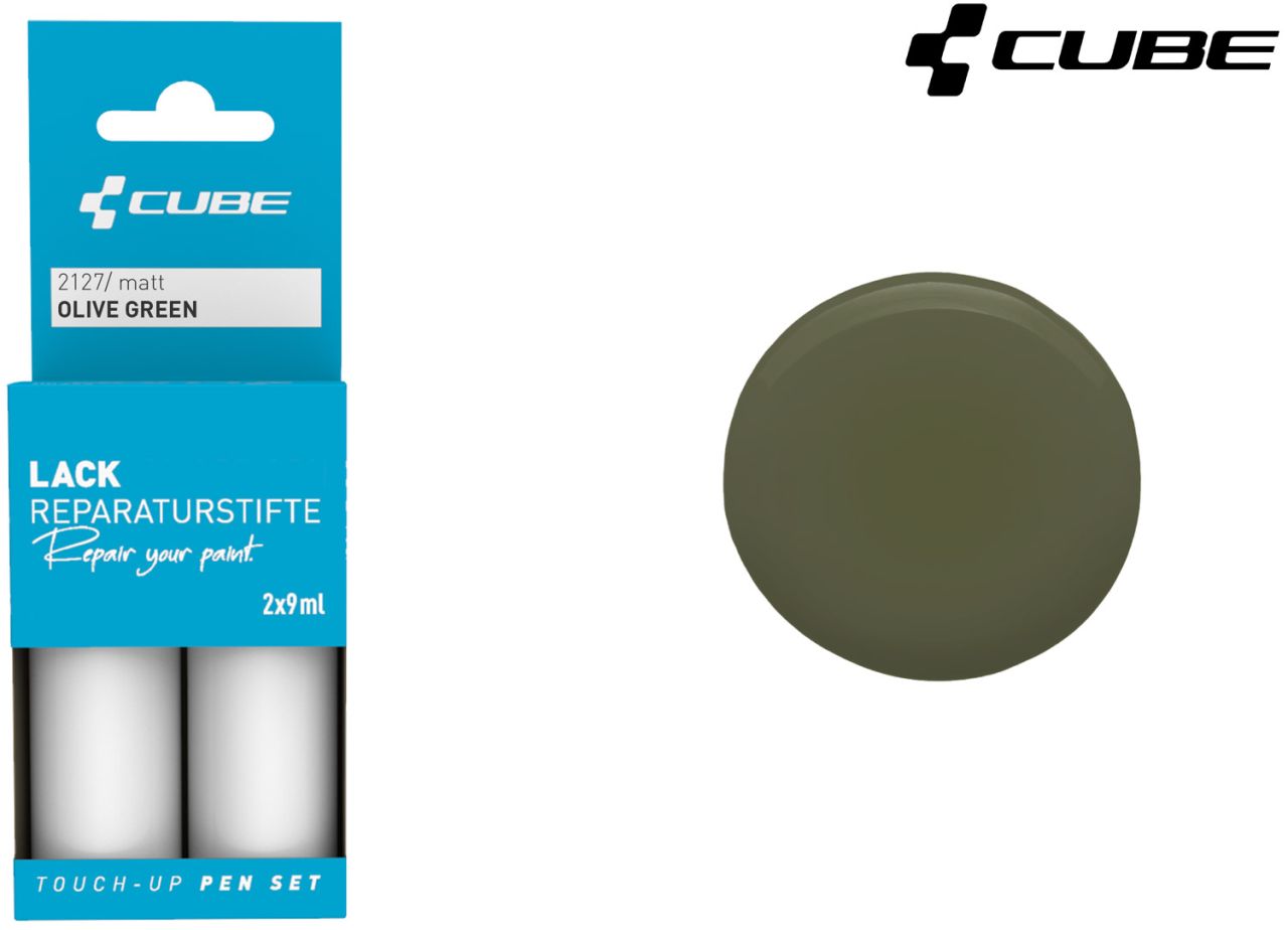 Cube Lackreparaturstift Set OLIVE GREEN kaufen | Bike-Discount