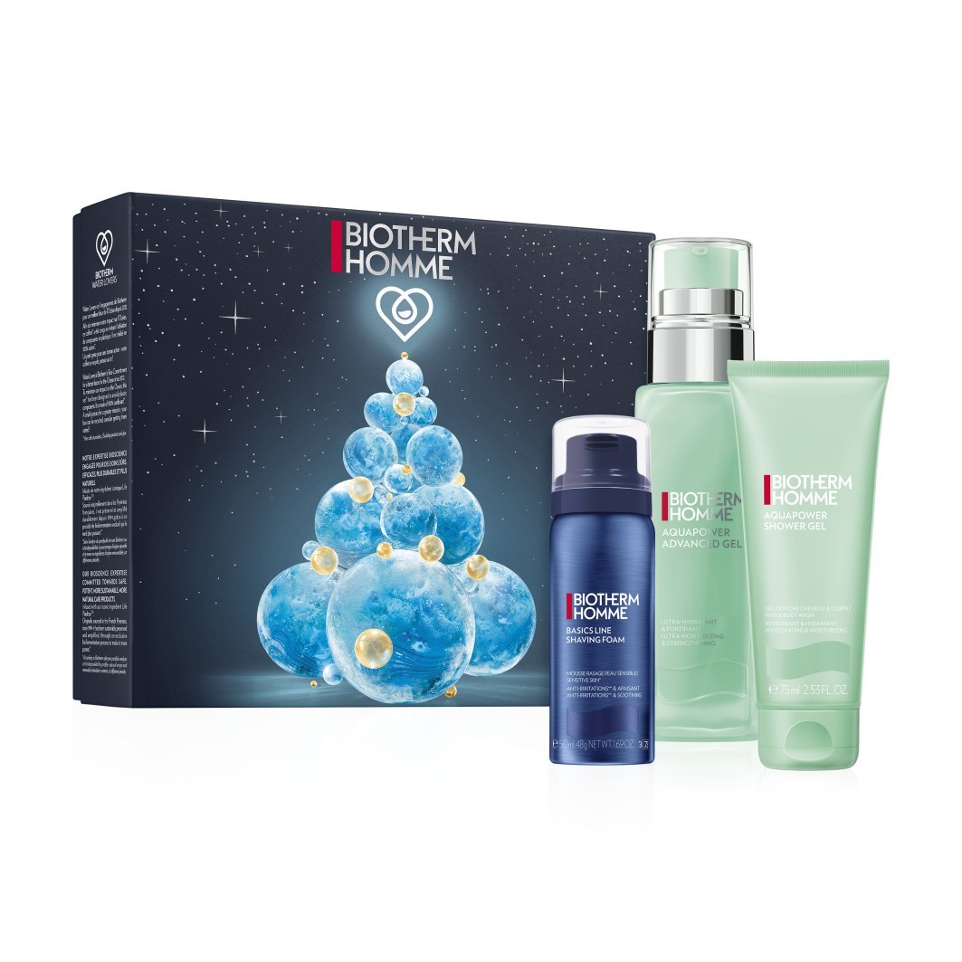Geschenk Set (Gesichtsgel 75ml + Duschgel 75ml + Rasierschaum 50ml)