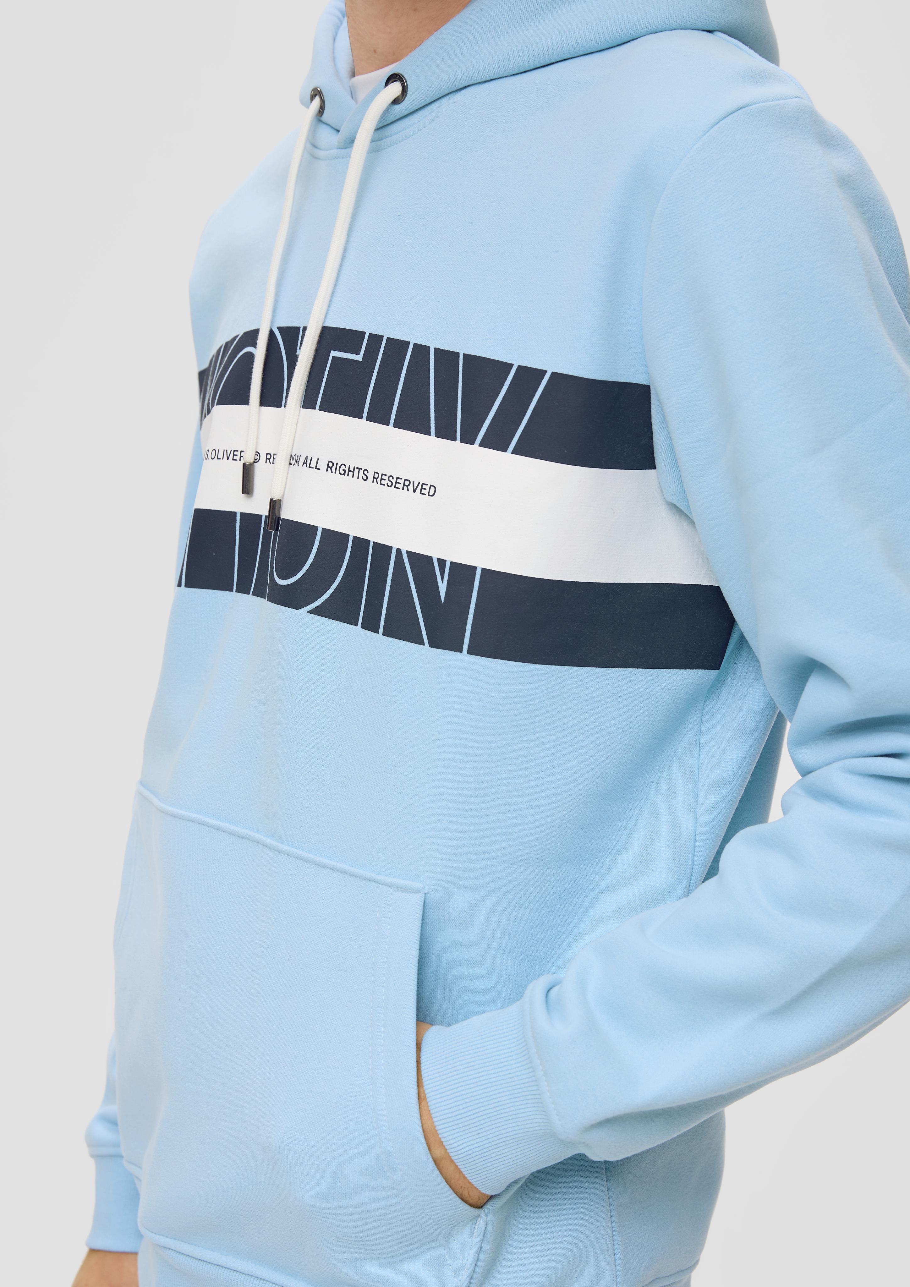 Kapuzenpullover mit Labelprint  2141490-50F1