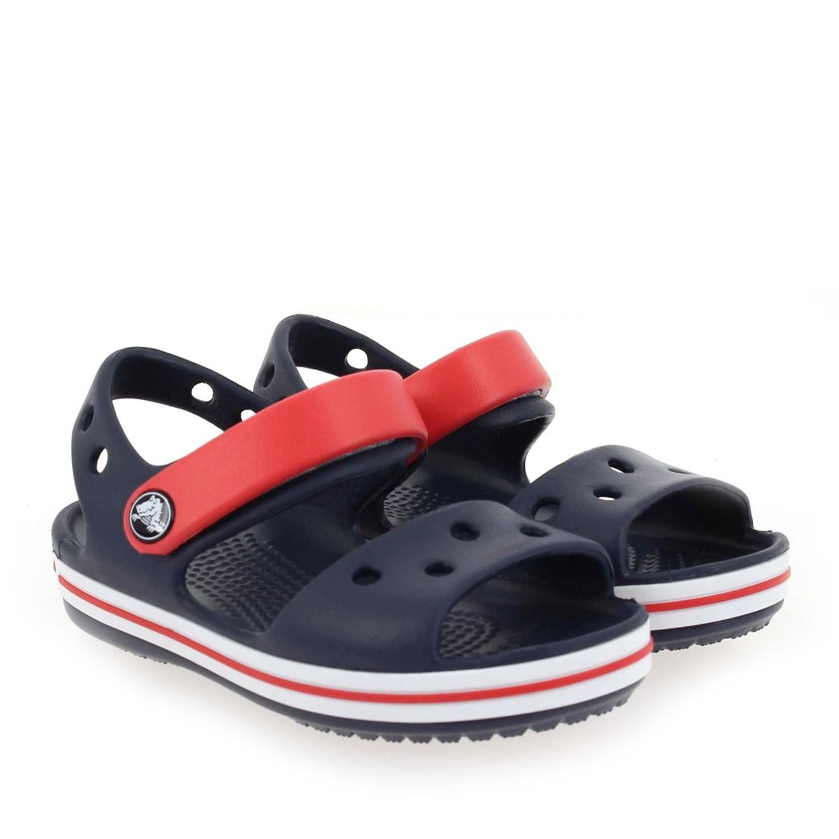 Crocs  CROCBAND SANDAL KIDS B - Marine Rouge