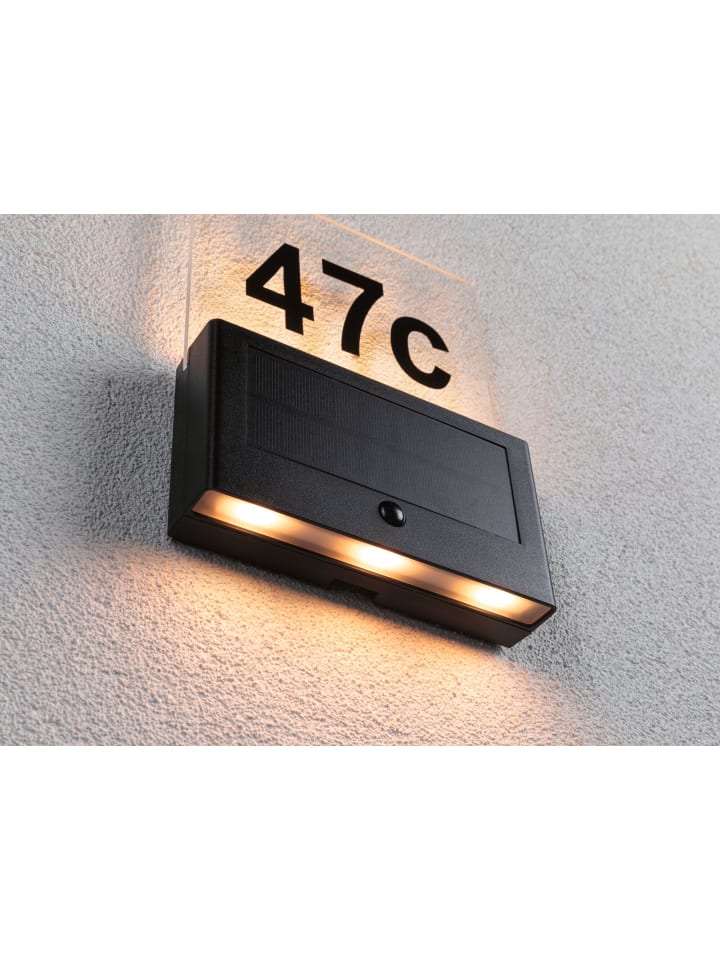 paulmann Solar LED Hausnummernleuchte Neda insektenfreundlich günstig kaufen onesize