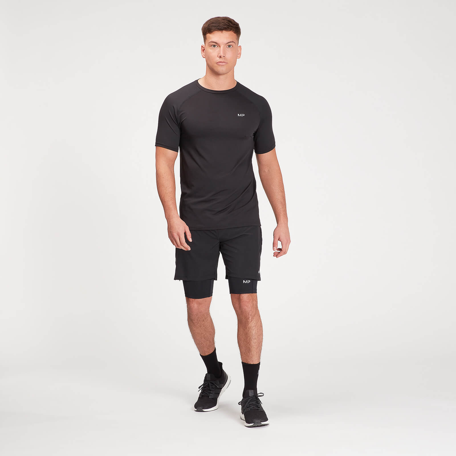 Short d’entraînement base MP pour hommes – Noir