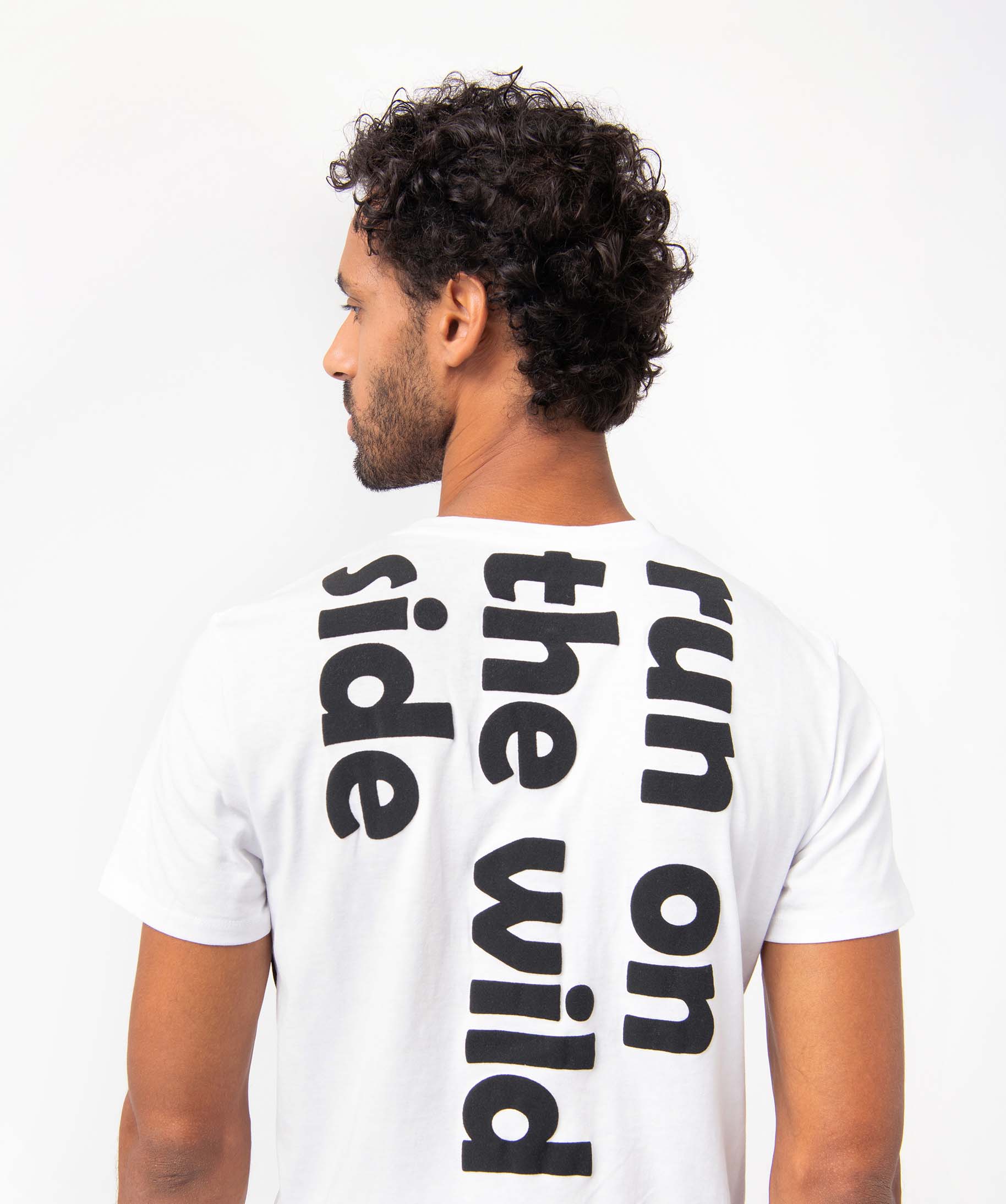 Tee-shirt homme à manches courtes avec inscriptions XXL blanc | GEMO