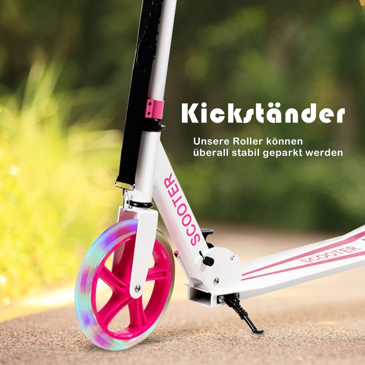 Costway Scooter Roller klappbar, Tretroller höhenverstellbar