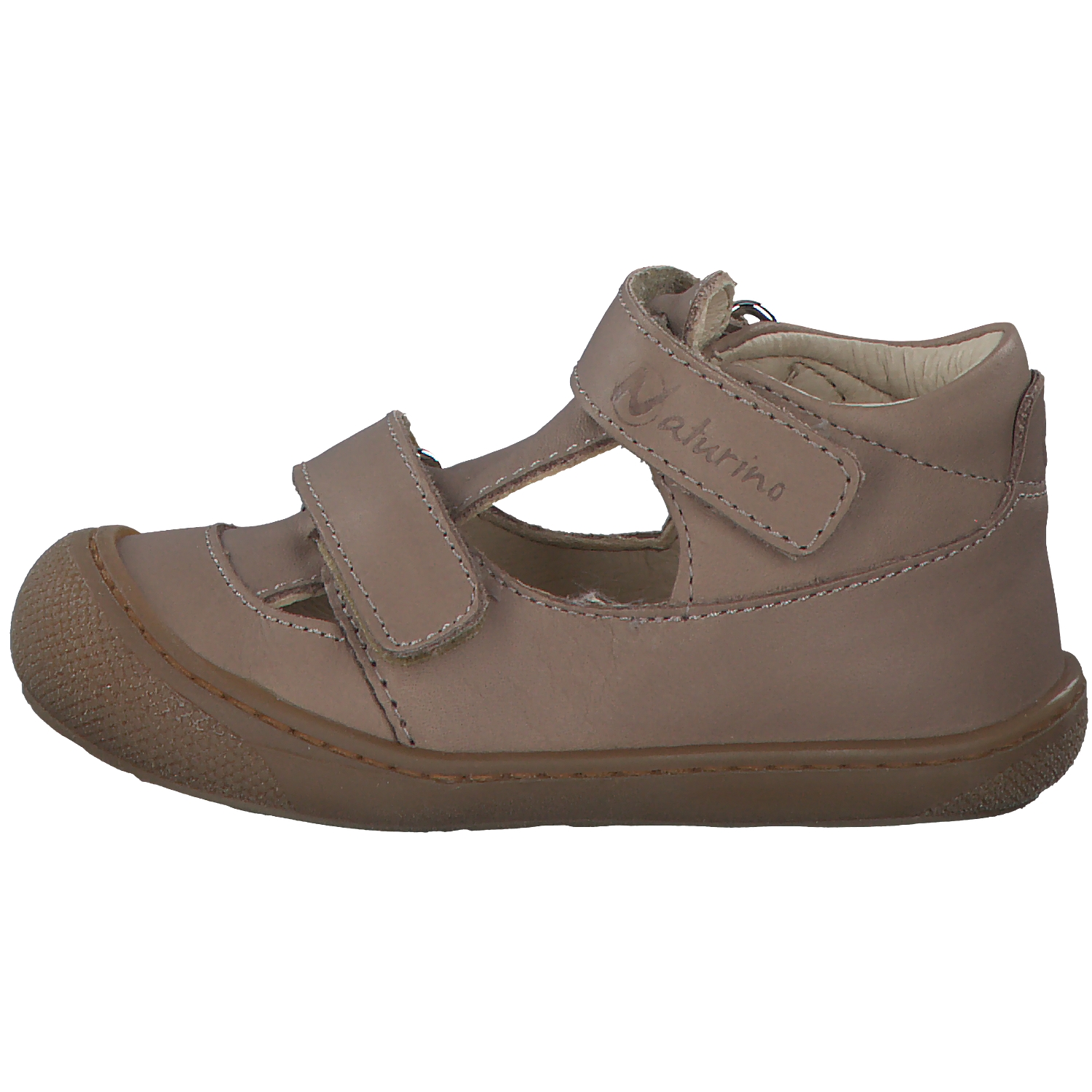 Naturino Puffy 2013359, Lauflernschuhe, Kinder, Taupe