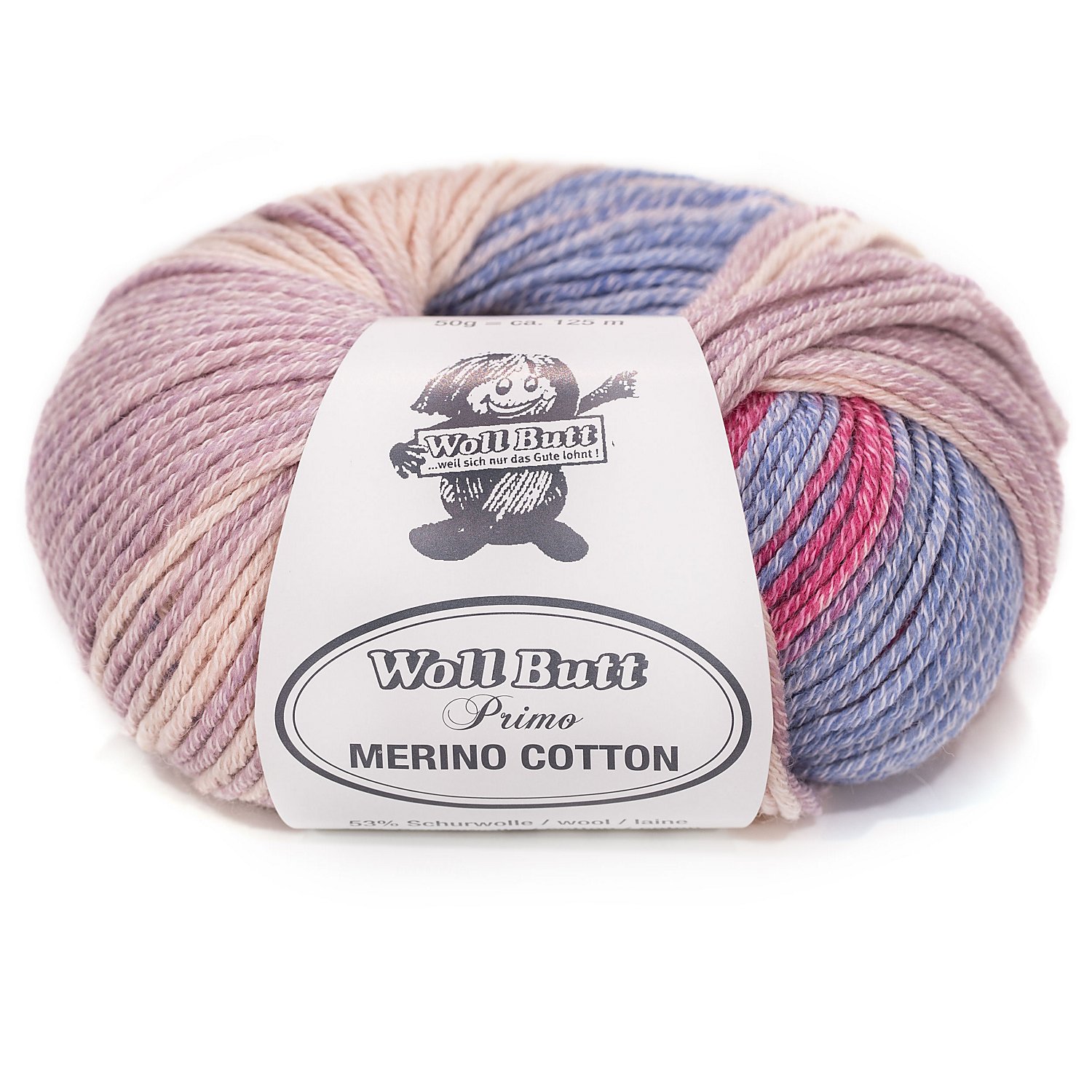 Woll Butt Primo Merino Cotton, pastell color