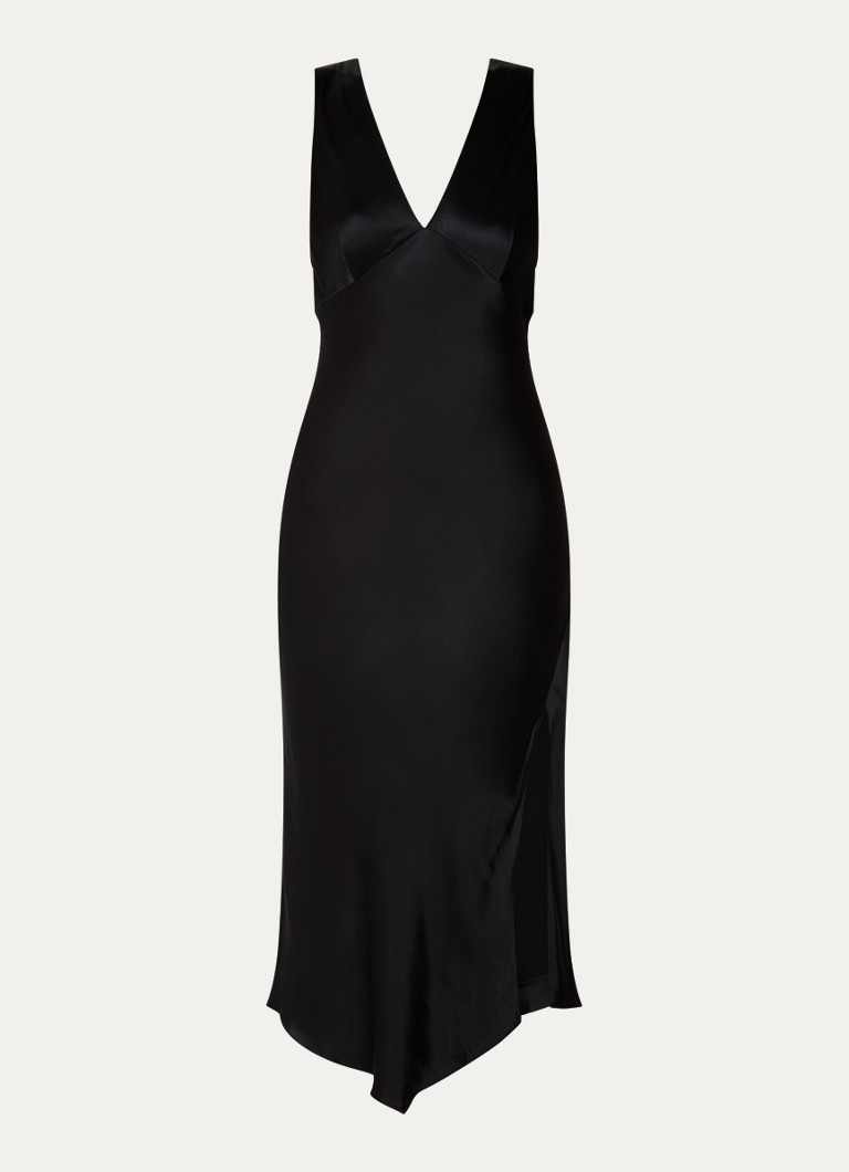 Rails Monique satin dress with slit