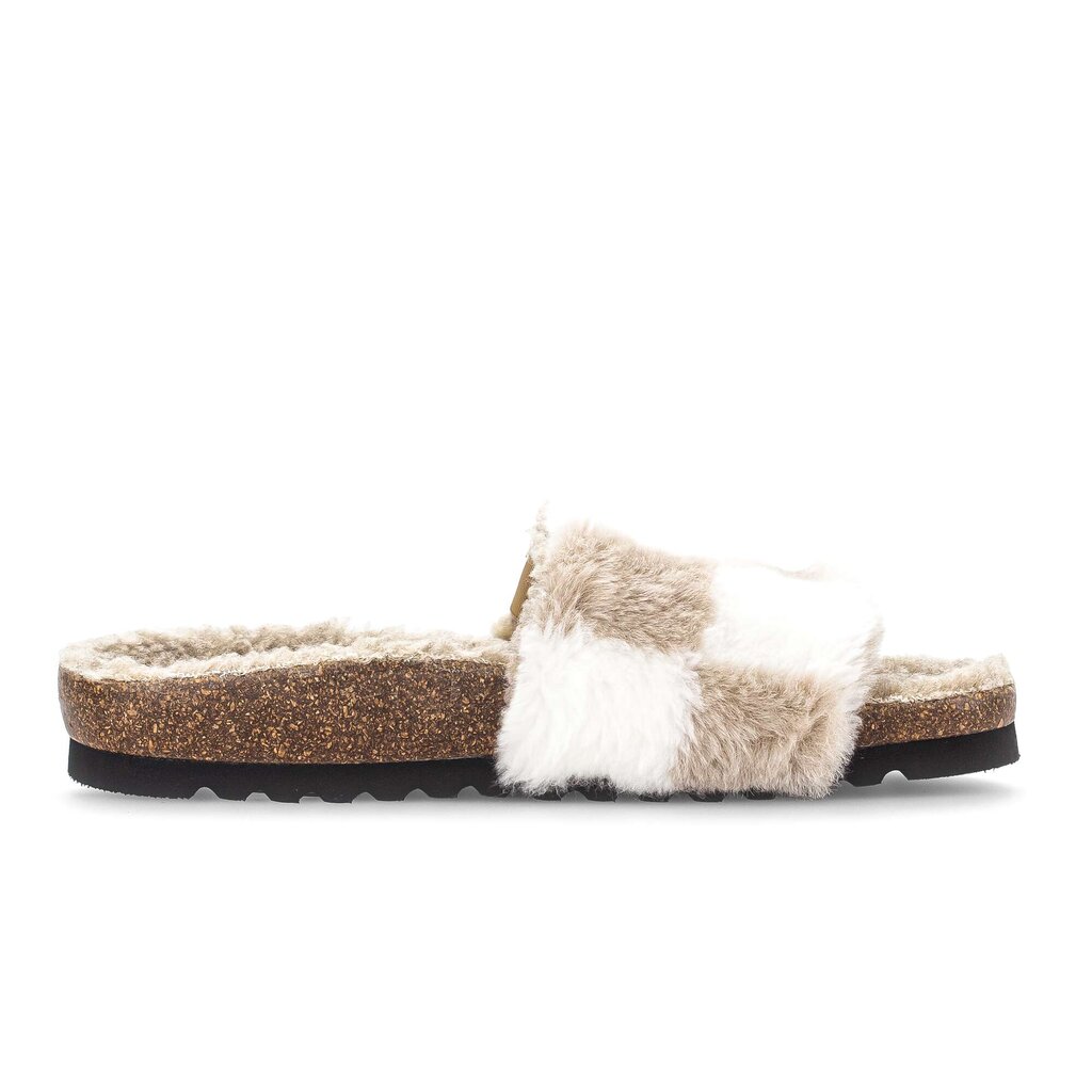 Gabor fashion Plüschhausschuh beige