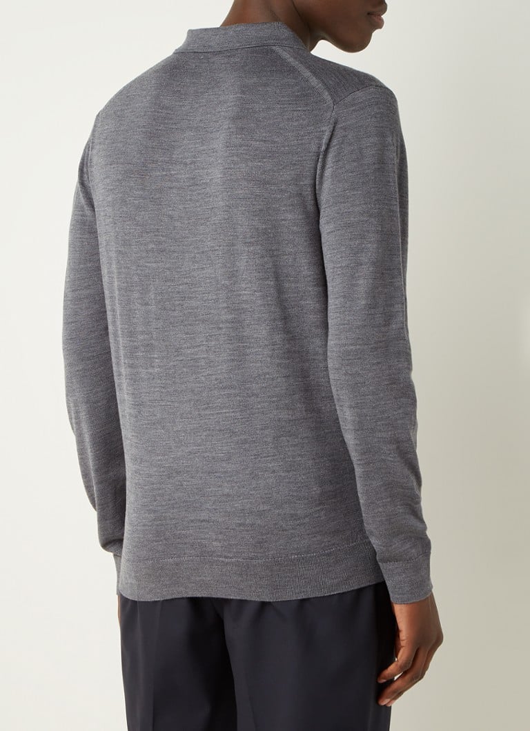 Reiss Trafford polo majica regularnog kroja od fino pletene vune