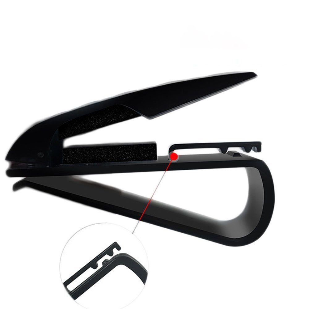 Zimtky Brillenetui 2 Stück Sonnenbrillenhalter Clip für Auto Sonnenblende Brillenhalter